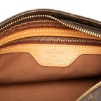 Louis Vuitton Monogram Trotteur Crossbody Shoulder Bag Brown Leather — view 6