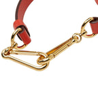 Louis Vuitton Shoulder Strap Red Leather — view 4