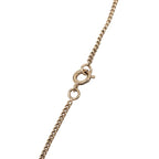 Chanel Vintage CC Logo Necklace Gold Black Plated — view 4