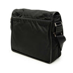 Prada Crossbody Shoulder Bag Black Nylon Leather — view 2