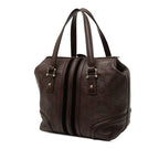 Gucci Guccissima Handbag Doctor's Bag Brown Leather — view 2