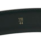 Louis Vuitton Taiga Ceinture Plain Belt Dark Green Silver Leather — view 7