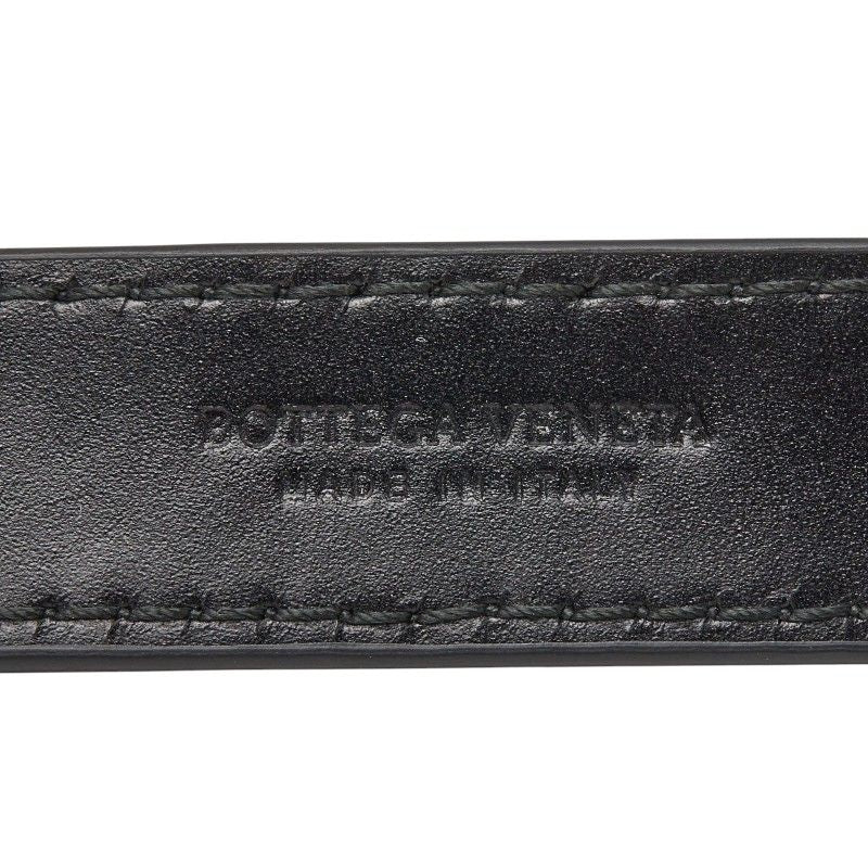 Bottega Veneta Lola Buckle Narrow Belt Black Leather — view 5
