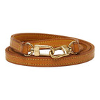 Louis Vuitton Shoulder Strap Brown Leather