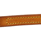 Louis Vuitton Shoulder Strap Brown Leather — view 5