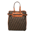 Fendi Zucca Tote Brown Canvas Leather