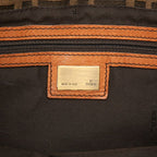 Fendi Zucca Tote Brown Canvas Leather — view 5