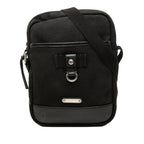 Saint Laurent Rivington Crossbody Shoulder Bag Black Canvas Leather