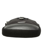 Saint Laurent Rivington Crossbody Shoulder Bag Black Canvas Leather — view 3
