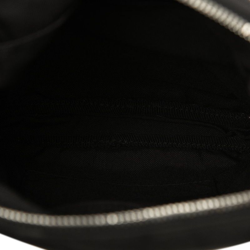 Saint Laurent Rivington Crossbody Shoulder Bag Black Canvas Leather — view 4