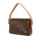 Louis Vuitton Monogram Viva Cite GM Shoulder Bag Brown Leather — view 2