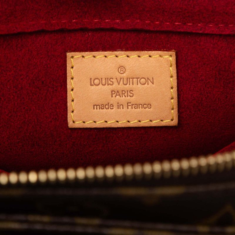 Louis Vuitton Monogram Viva Cite GM Shoulder Bag Brown Leather — view 6