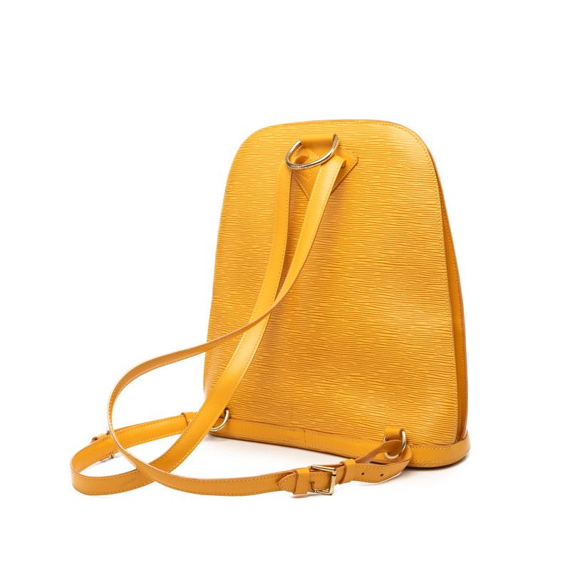 Louis Vuitton Epi Cobran Backpack Tassili Yellow Leather — view 2