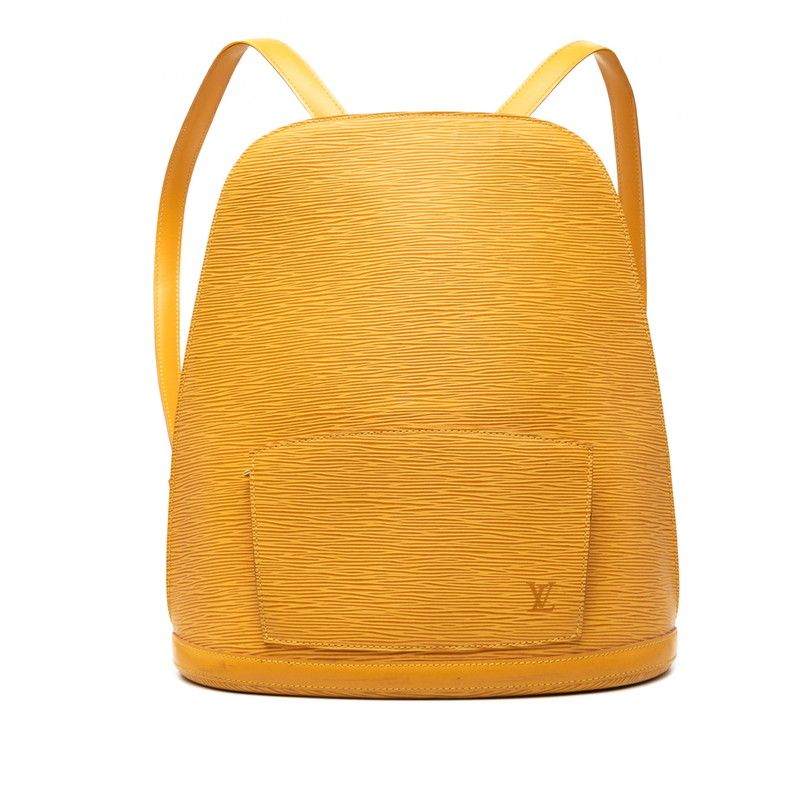 Louis Vuitton Epi Cobran Backpack Tassili Yellow Leather