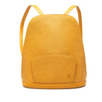 Louis Vuitton Epi Cobran Backpack Tassili Yellow Leather