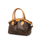Louis Vuitton Monogram Tivoli PM Handbag Brown Leather — view 2