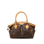 Louis Vuitton Monogram Tivoli PM Handbag Brown Leather