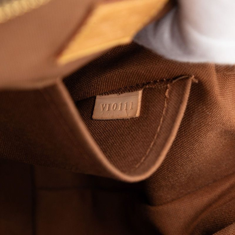 Louis Vuitton Monogram Tivoli PM Handbag Brown Leather — view 6