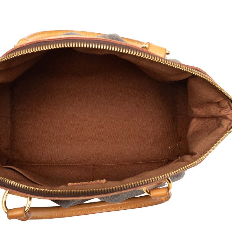 Louis Vuitton Monogram Tivoli PM Handbag Brown Leather — view 4