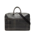 Bottega Veneta Intrecciato Business Briefcase Shoulder Bag 2-Way Gray Leather