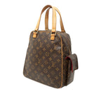 Louis Vuitton Monogram Exantrie Cite Handbag Brown Leather — view 2