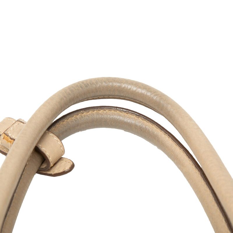 Prada 2-Way Shoulder Bag Beige Leather — view 4