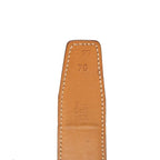 Hermes Constance Belt Reversible 70 Black Beige Box Calf — view 7