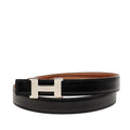 Hermes Constance Belt Reversible 65 Black Brown Box Calf Courchevel