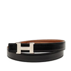 Hermes Constance Belt Reversible 65 Black Brown Box Calf Courchevel