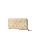 Louis Vuitton Monogram Mahina Zippy Wallet Zip Around Ivory Leather — view 2