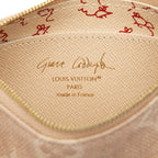 Louis Vuitton Meow Glam Pochette Cles S Coin Case Key Beige Monogram Canvas — view 5