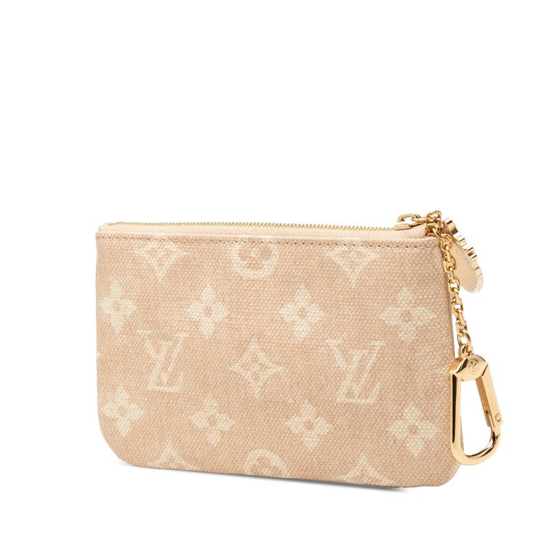 Louis Vuitton Meow Glam Pochette Cles S Coin Case Key Beige Monogram Canvas — view 2