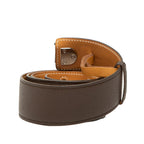 Hermes 85 Brown Silver Leather 1- Belt — view 3