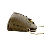 Saint Laurent Muse Leather Chain Shoulder Bag Pouch Beige — view 6