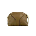 Saint Laurent Muse Leather Chain Shoulder Bag Pouch Beige — view 3