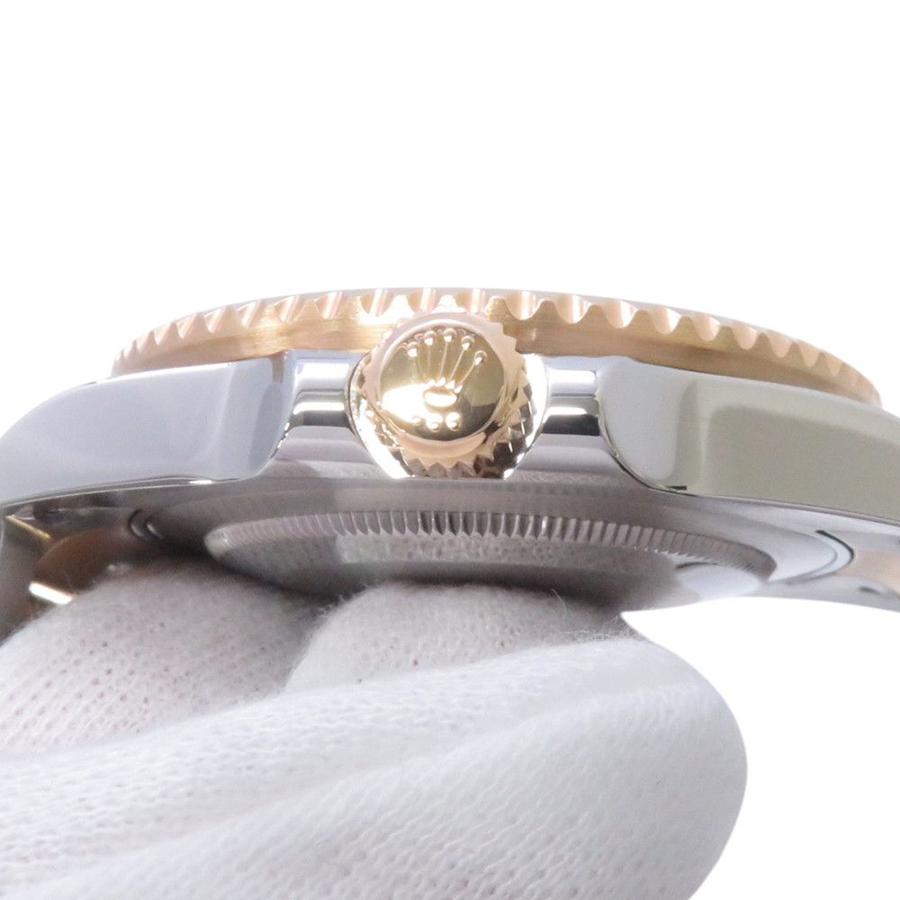 Rolex GMT Master 2 Date SS 18k Yellow Gold Number Watch Combination Black Dial — view 9