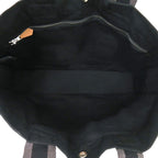 Hermes Fourre Tout MM Cotton Canvas Black Tote — view 6