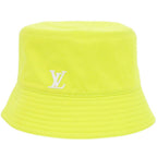 Louis Vuitton Reversible Bucket Hat Monogram Cotton Neon Yellow White