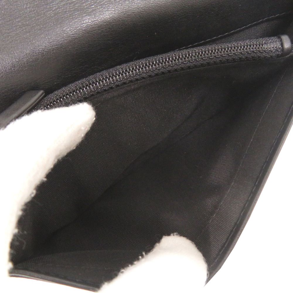 Chanel Boy CC Logo Lambskin Black Wallet — view 6