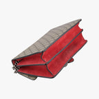 Gucci Dionysus Beige Red Canvas Suede Shoulder — view 7
