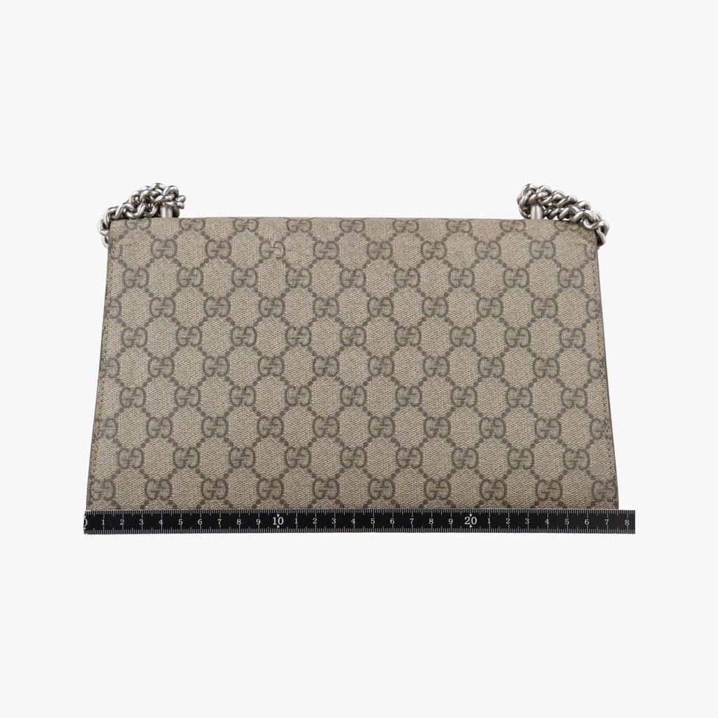 Gucci Dionysus Beige Red Canvas Suede Shoulder — view 2