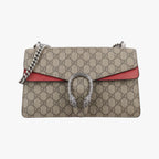 Gucci Dionysus Beige Red Canvas Suede Shoulder