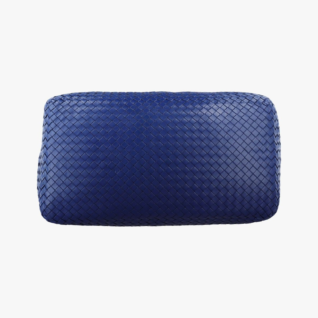 Bottega Veneta Intrecciato Briefcase Blue Lambskin — view 3