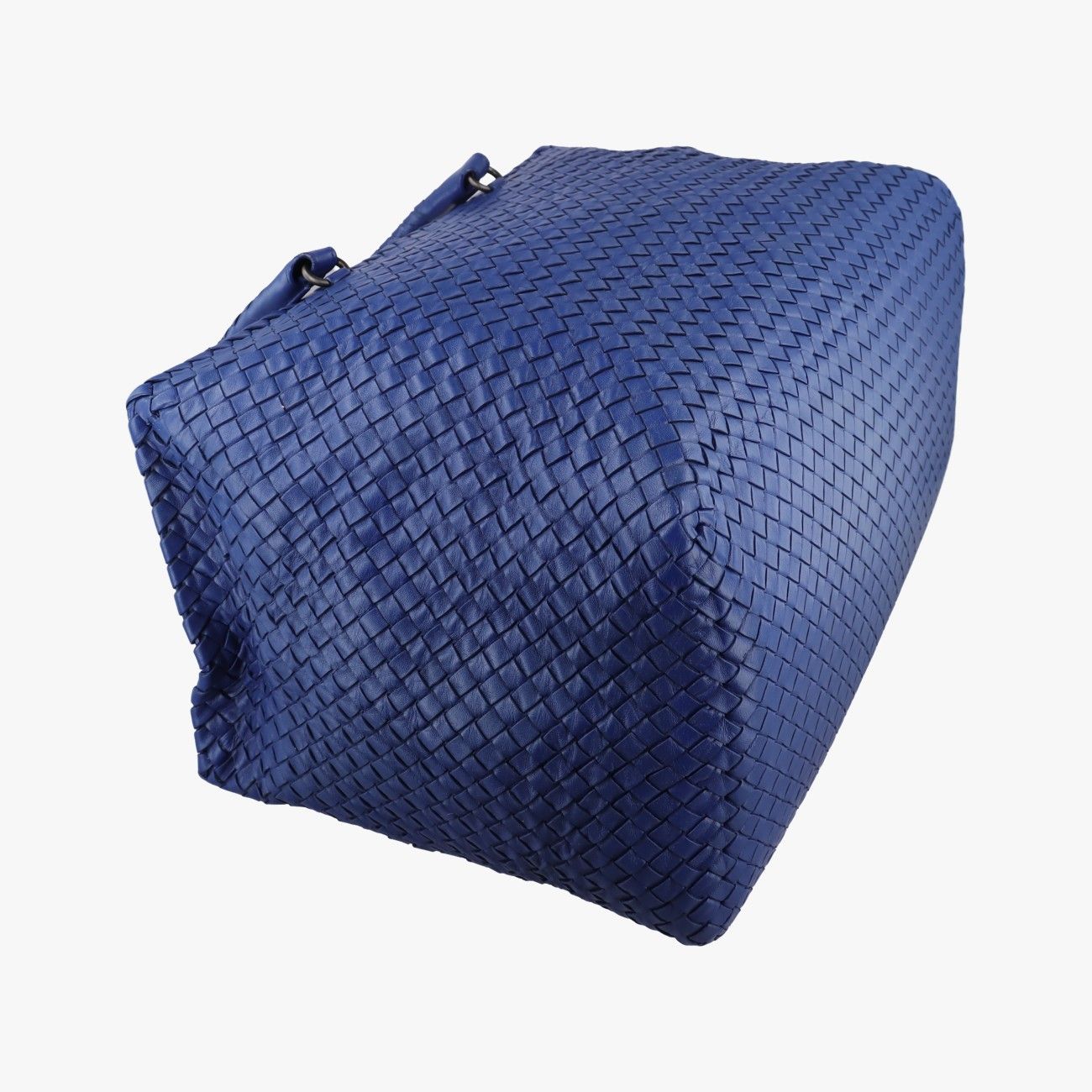 Bottega Veneta Intrecciato Briefcase Blue Lambskin — view 5
