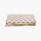 Louis Vuitton Pochette Felicie Azur Damier Canvas Shoulder — view 8