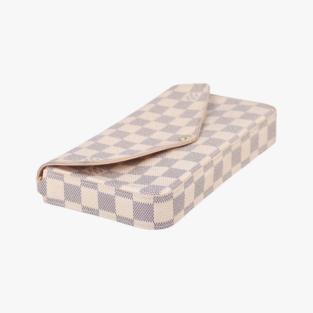 Louis Vuitton Pochette Felicie Azur Damier Canvas Shoulder — view 5