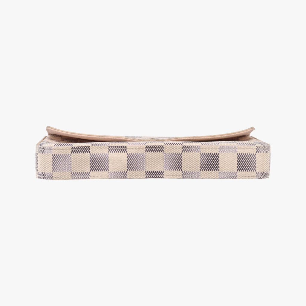 Louis Vuitton Pochette Felicie Azur Damier Canvas Shoulder — view 3