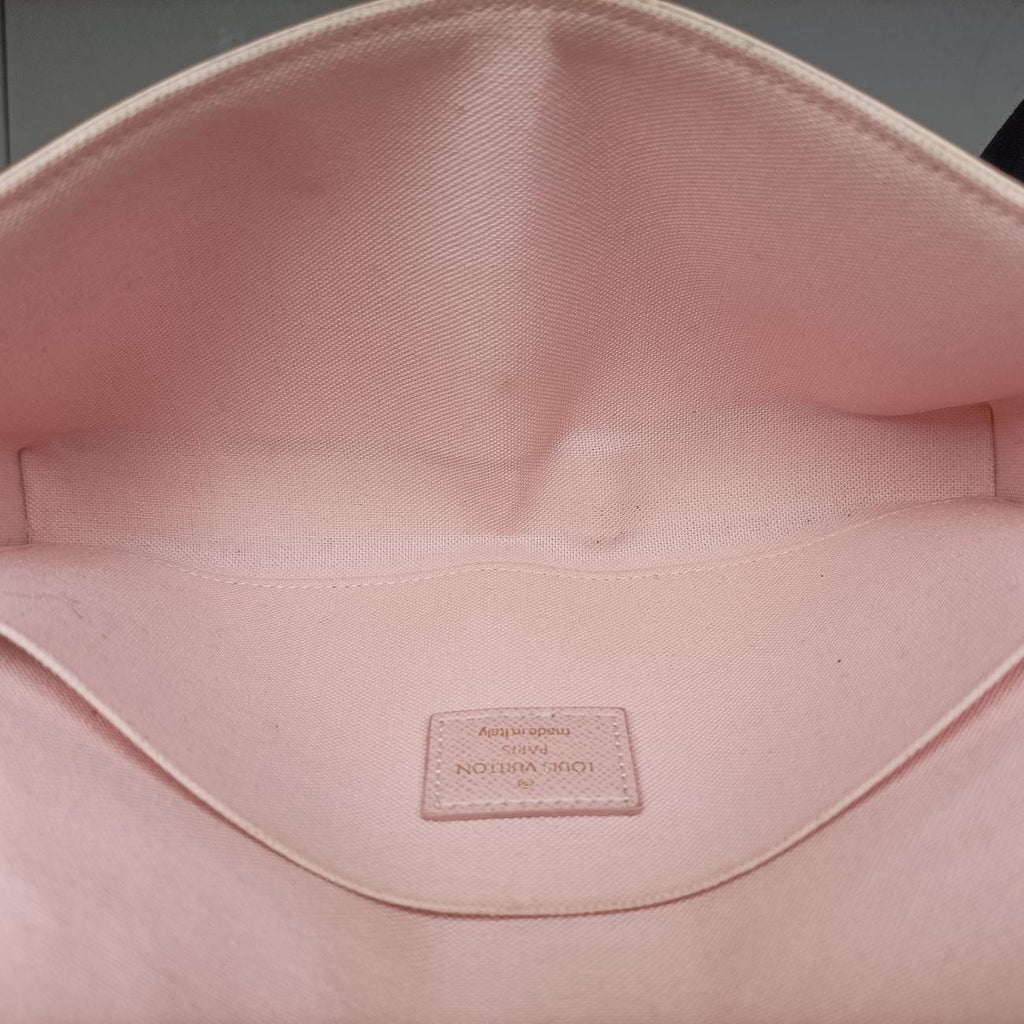 Louis Vuitton Pochette Felicie Azur Damier Canvas Shoulder — view 9