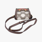 Gucci Horsebit Beige Multicolor Canvas Shoulder — view 8