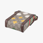 Gucci Horsebit Beige Multicolor Canvas Shoulder — view 6